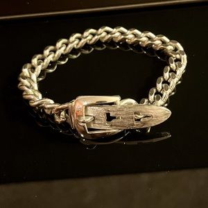 Avon silver bracelet  7 in